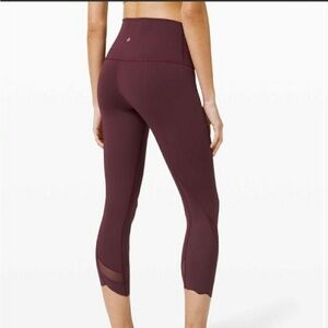 Lululemon Wunder Under High Rise Scallop Luxtreme